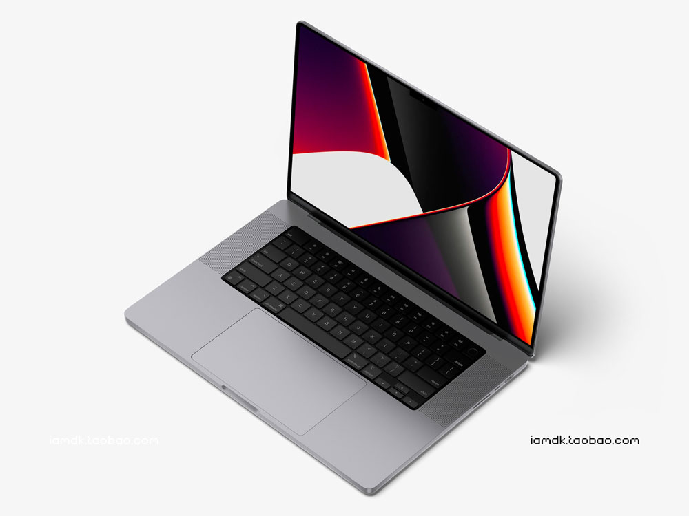 16寸Macbook Pro笔记本电脑网页UI界面设计作品贴图ps样机素材 MacBook Pro 16 inch Mockups_img_2