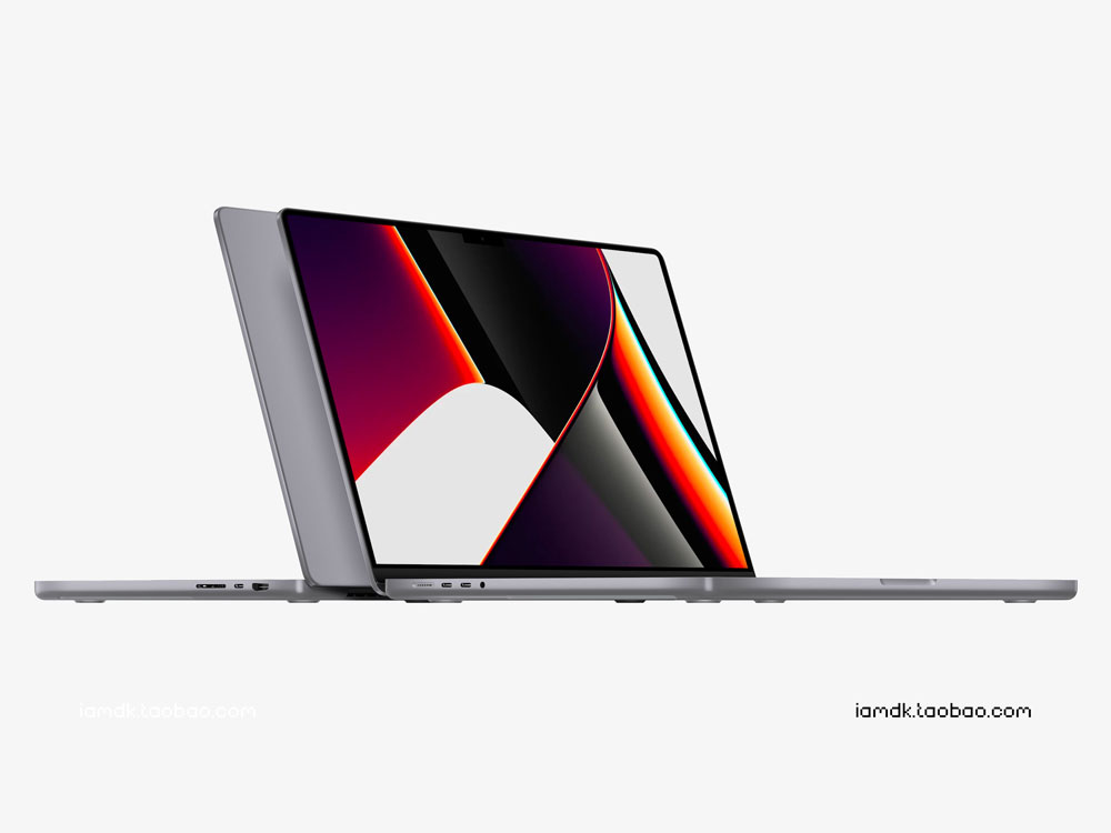 16寸Macbook Pro笔记本电脑网页UI界面设计作品贴图ps样机素材 MacBook Pro 16 inch Mockups_img_2