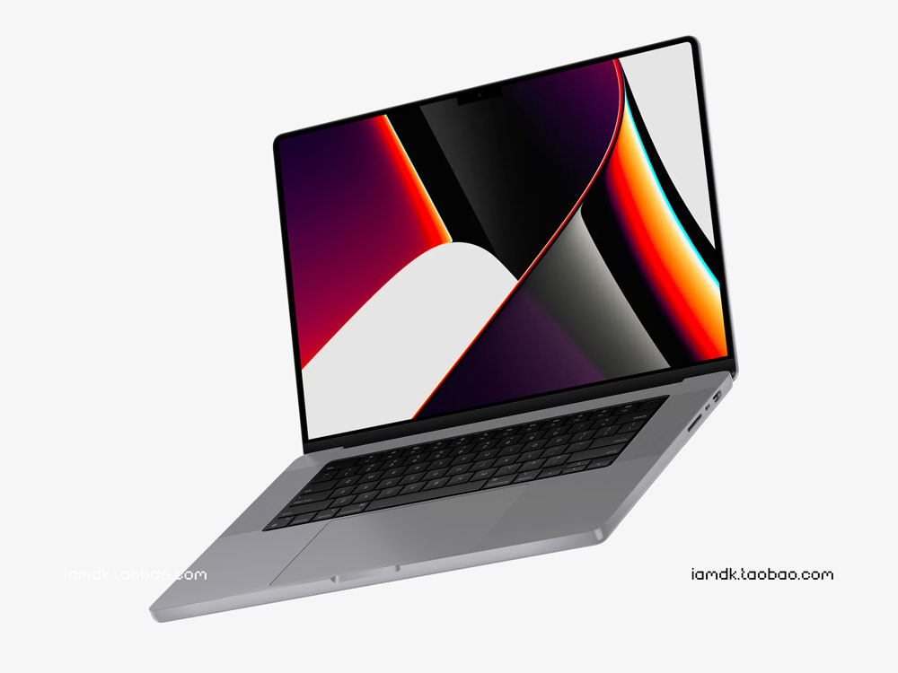 16寸Macbook Pro笔记本电脑网页UI界面设计作品贴图ps样机素材 MacBook Pro 16 inch Mockups_img_2