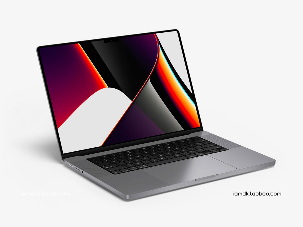 16寸Macbook Pro笔记本电脑网页UI界面设计作品贴图ps样机素材 MacBook Pro 16 inch Mockups_img_2