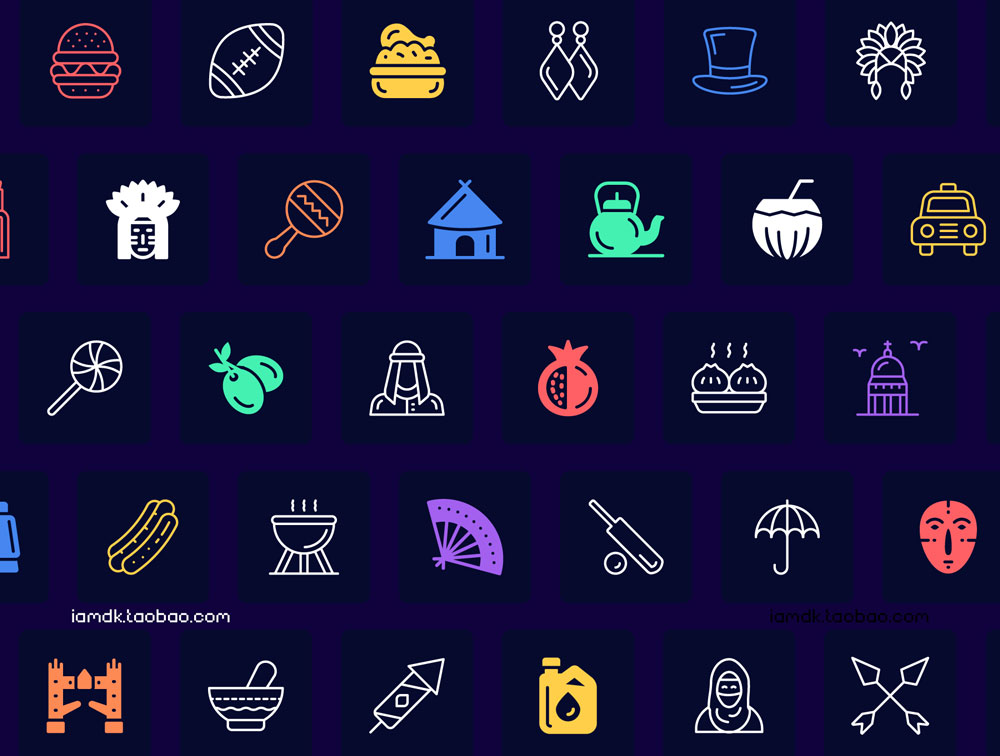 1600+多路径样式社区文化金融Icon图标Ai矢量设计素材 1600+ Culture and Communities Vector Icons_img_2