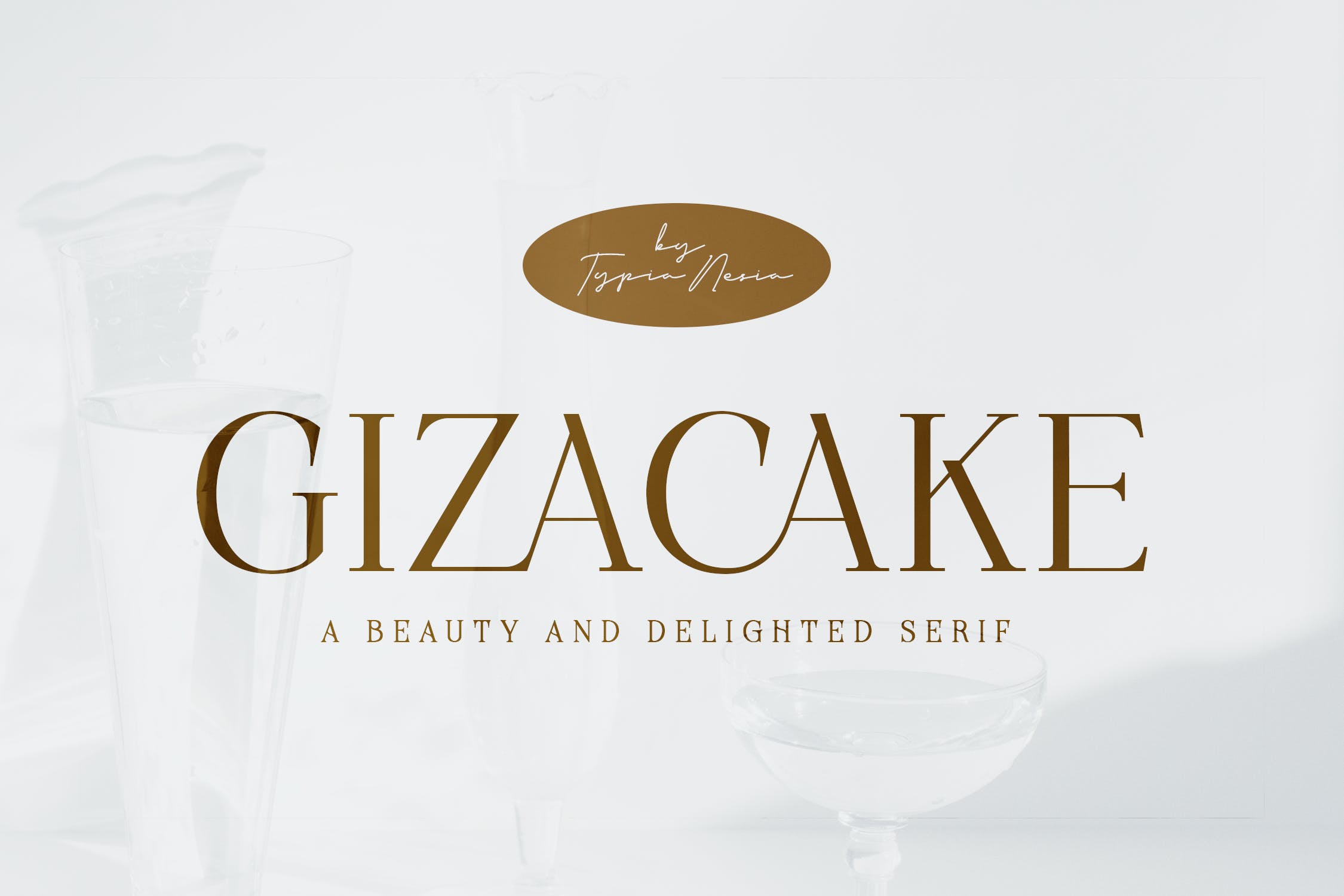 时尚优雅杂志品牌标题设计衬线英文字体 Gizacake - Elegant and Fancy Modern Serif_img_2