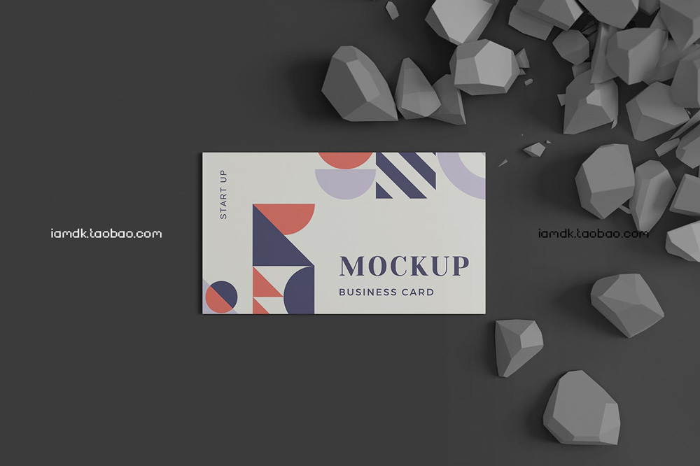 时尚商务名片卡片品牌Logo设计贴图样机模板素材 Fashionable Business Card Mockup_img_2