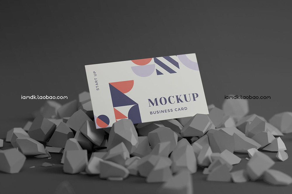 时尚商务名片卡片品牌Logo设计贴图样机模板素材 Fashionable Business Card Mockup_img_2