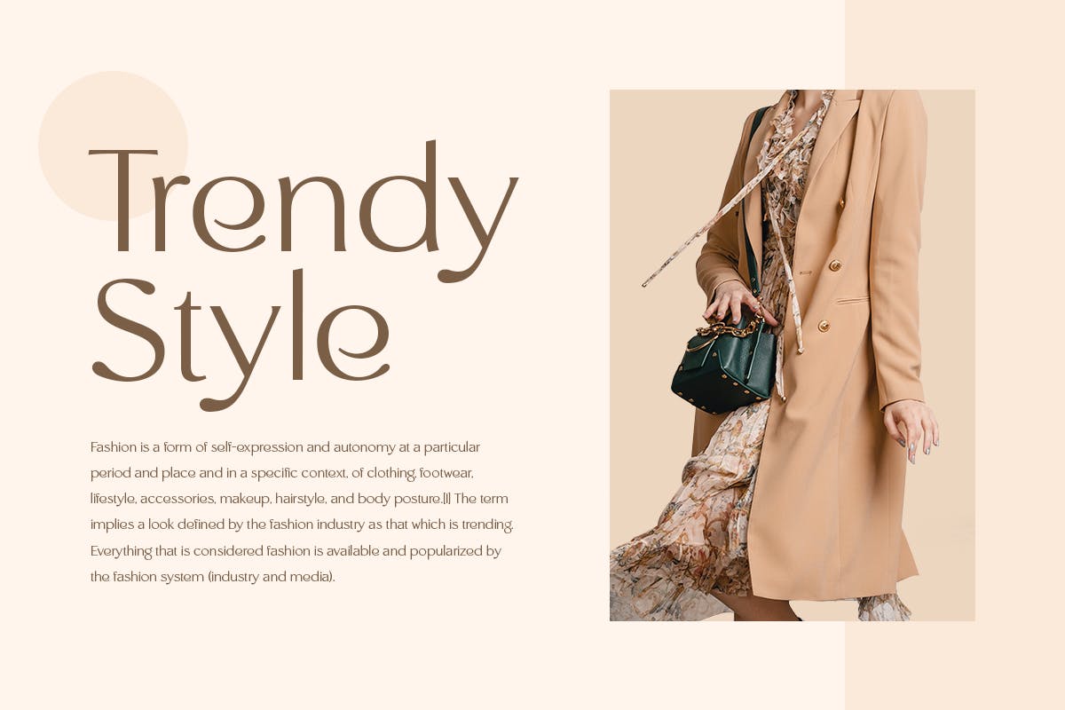 现代复古品牌婚礼徽标logo设计无衬线英文字体 Magnificent - Modern Feminine Vintage Font_img_2