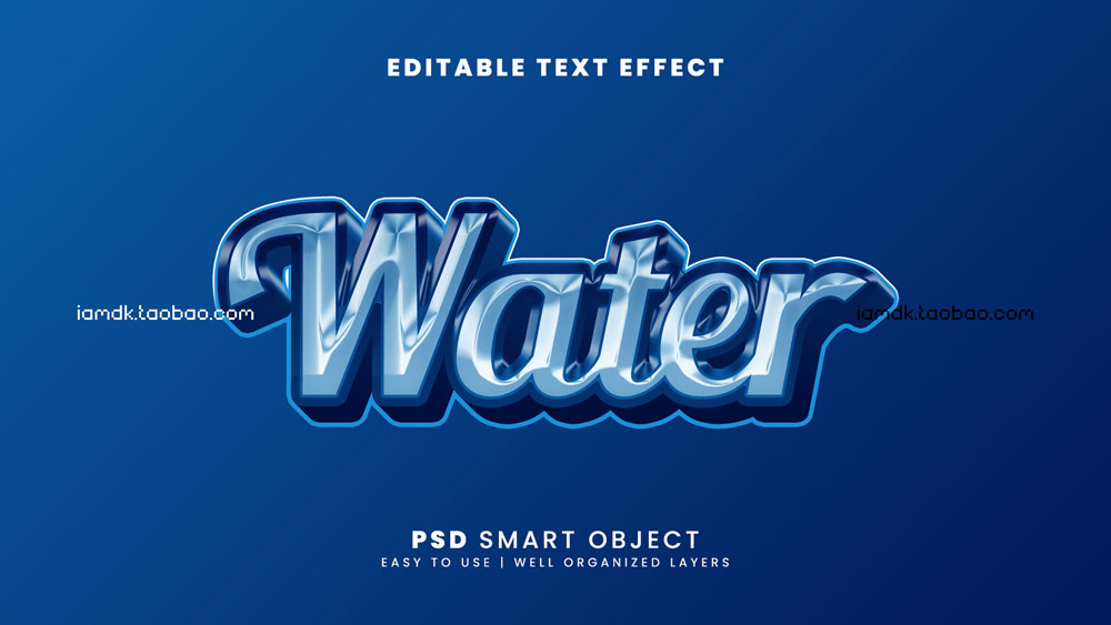 30款3D立体质感标题Logo设计PSD样机展示源文件素材 Text Effect Vol.42_img_2