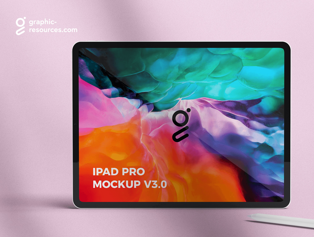 逼真网页&APP界面设计苹果iPad屏幕展示贴图样机 iPad Pro Mockup Scenes_img_2