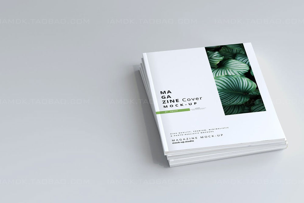 15款精装书杂志画册封面设计展示贴图样机模板 Magazine Mockups_img_2