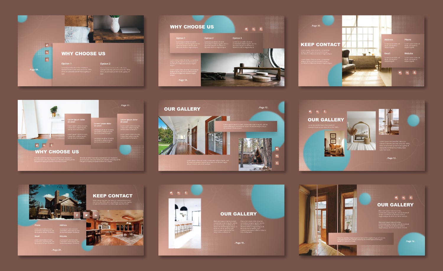 现代企业营销策划演示文稿设计ppt模板 Property Agency Powerpoint Templates_img_2