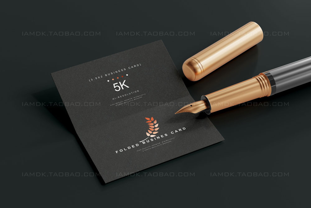 119款暗黑品牌VI标志Logo设计笔记本名片信纸展示贴图PSD样机模板 Stationery Branding Mockup Bundle_img_2