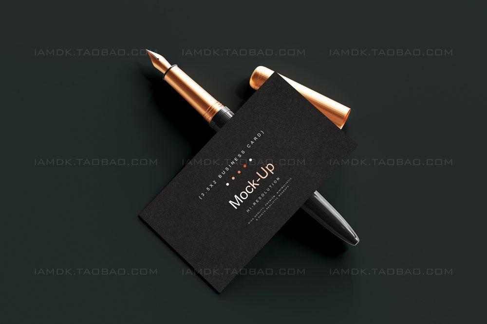 119款暗黑品牌VI标志Logo设计笔记本名片信纸展示贴图PSD样机模板 Stationery Branding Mockup Bundle_img_2