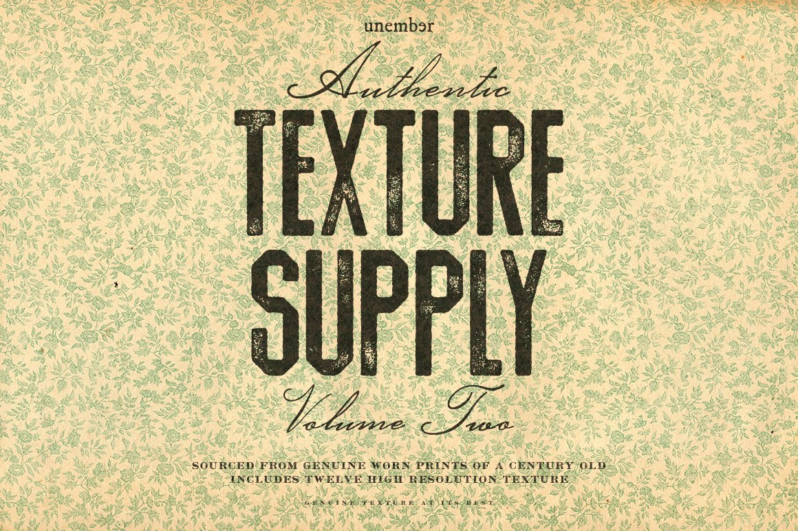 12款做旧磨损泛黄纸张纹理背景图片设计素材 Unember Texture Supply Volume 2_img_2