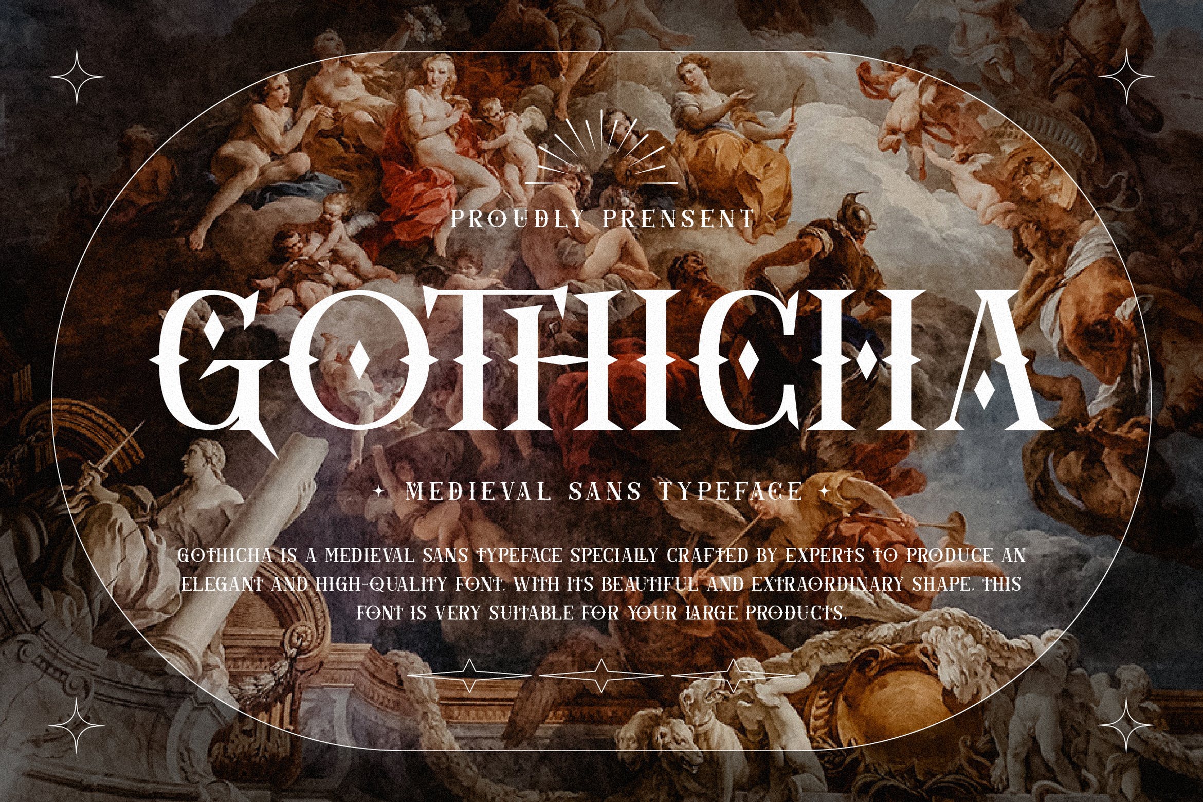 优雅品牌标志包装设计无衬线英文字体 Gothicha Sans Business Font_img_2