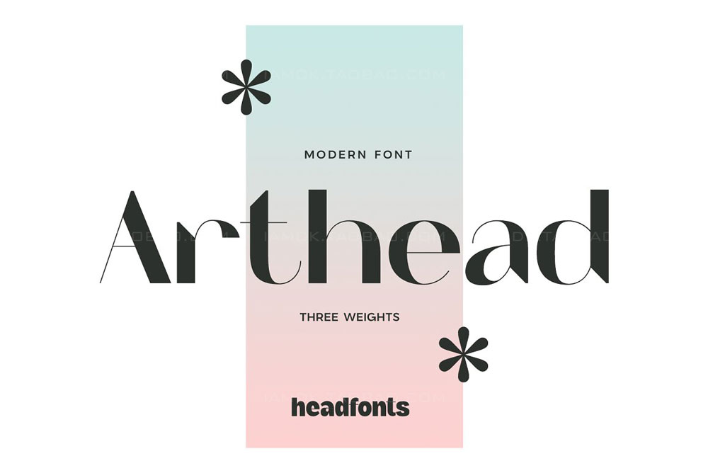 49套现代简约时尚复古标题徽标logo设计Headfonts英文字体素材合集 Headfonts Font Bundle_img_2