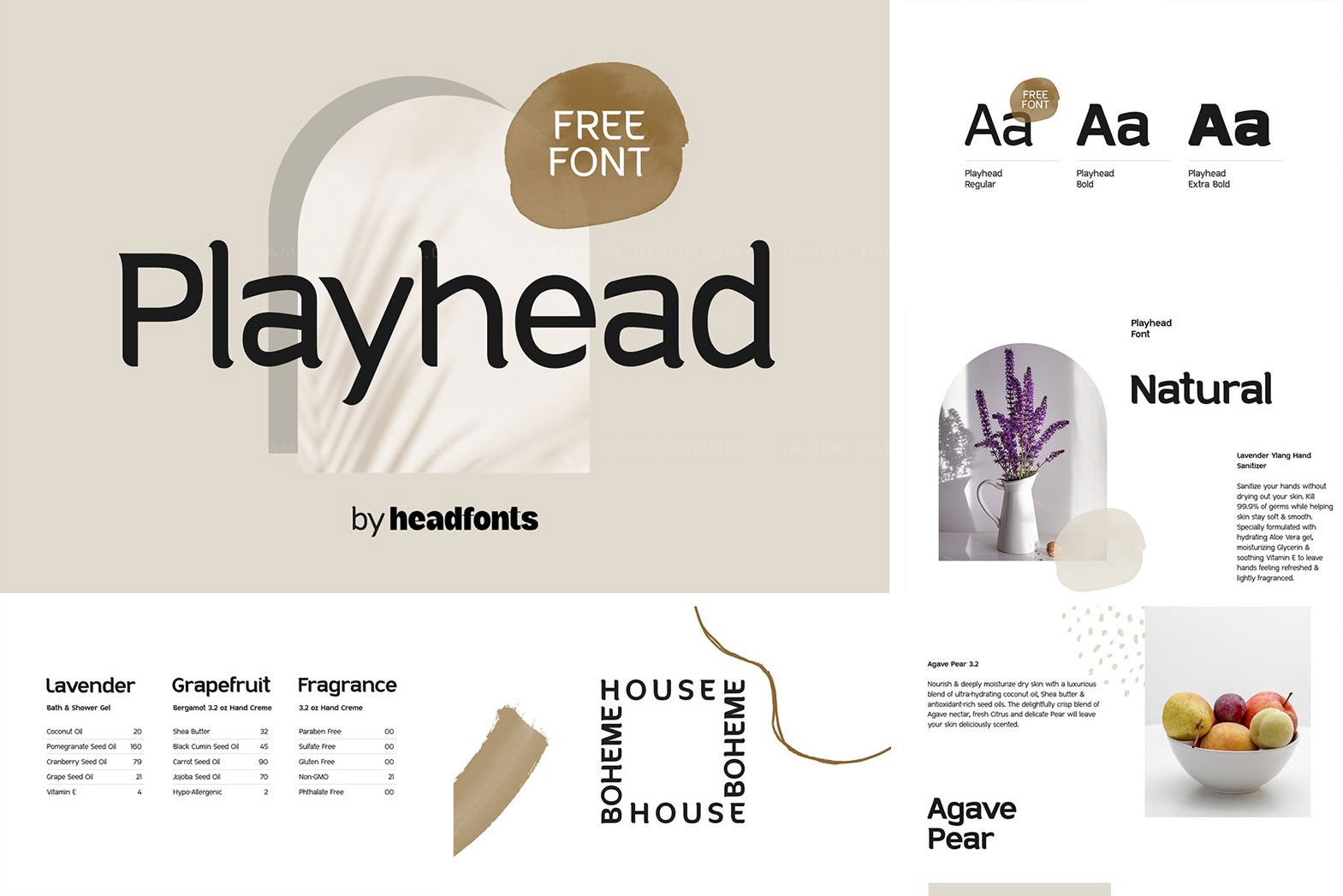 49套现代简约时尚复古标题徽标logo设计Headfonts英文字体素材合集 Headfonts Font Bundle_img_2