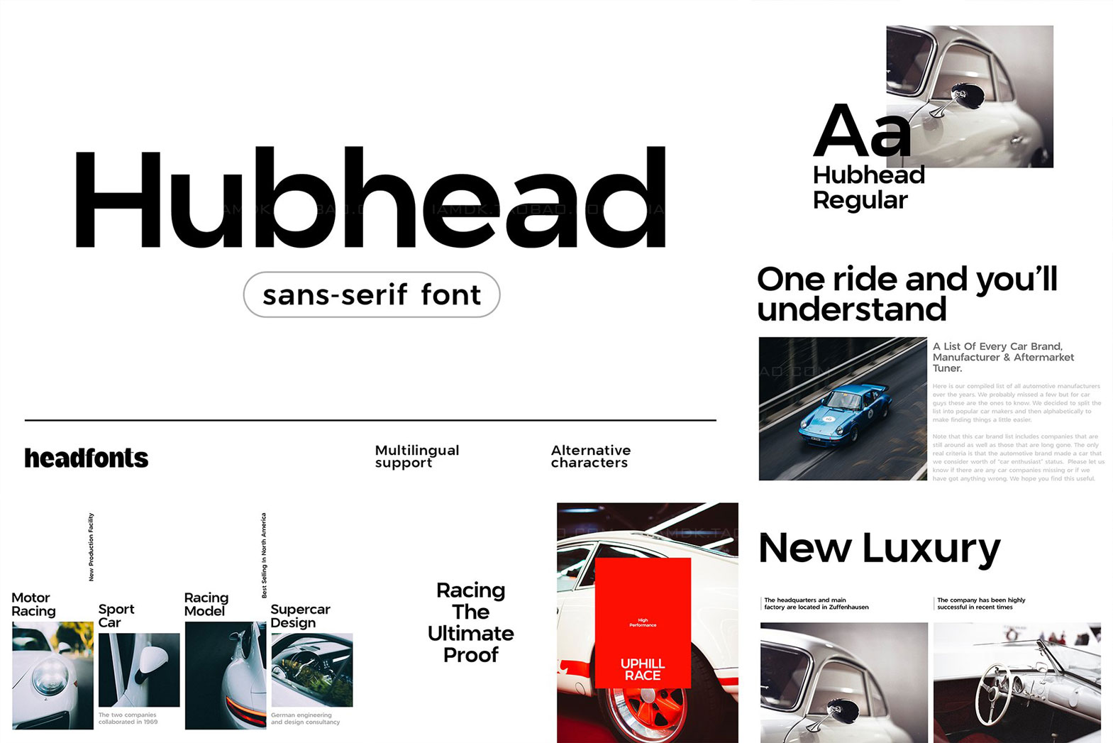 49套现代简约时尚复古标题徽标logo设计Headfonts英文字体素材合集 Headfonts Font Bundle_img_2