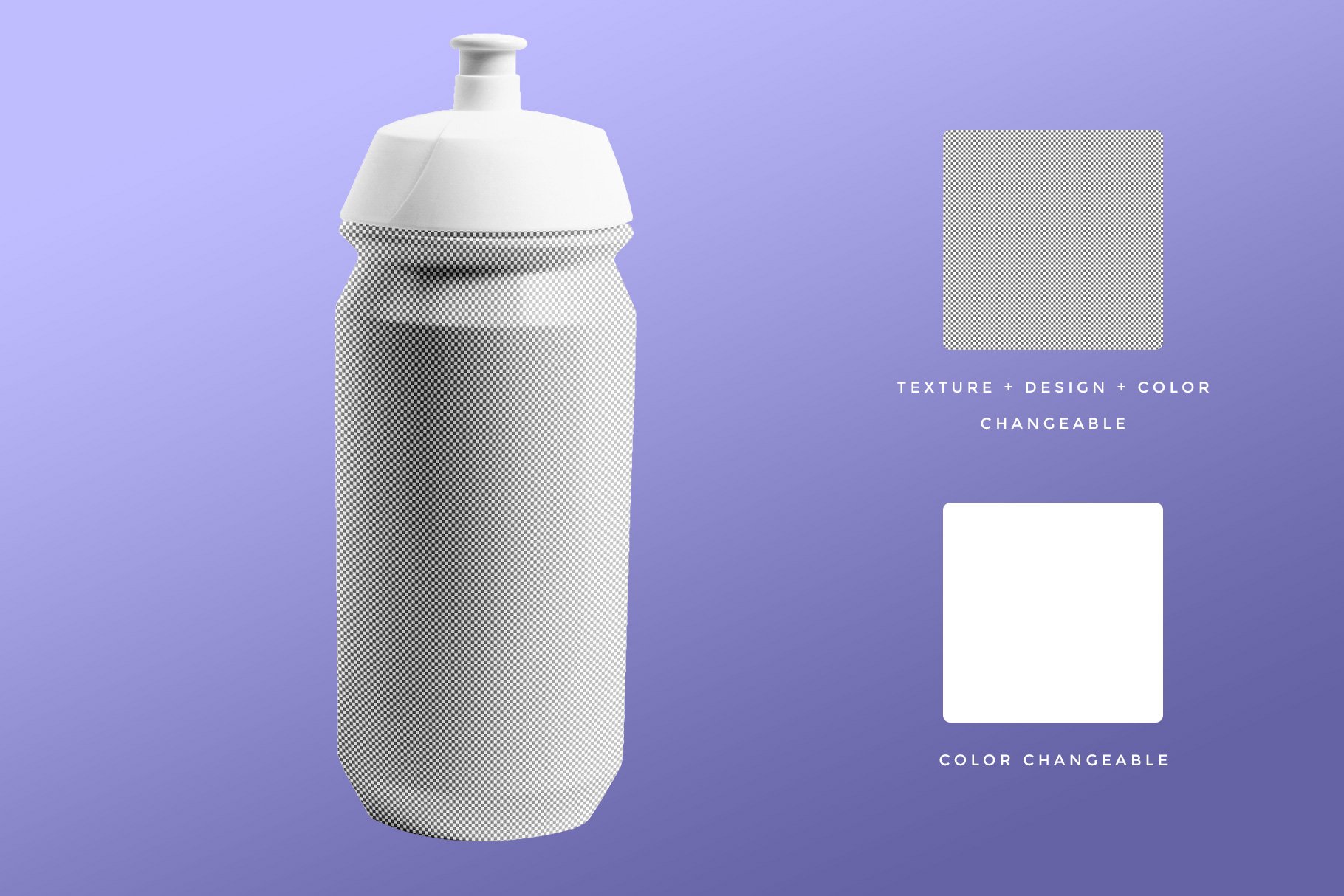 骑自行车水杯外观设计展示贴图样机源文件 Biker Water Bottle Mockup_img_2