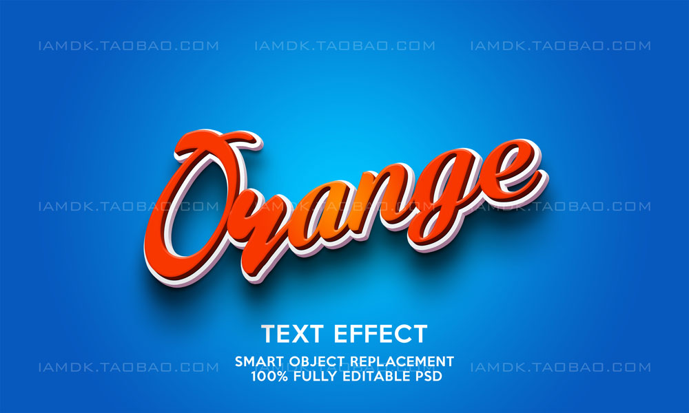 9款质感3D立体海报电影标题徽标Logo设计PSD样机模板 Text Effect vol.6_img_2