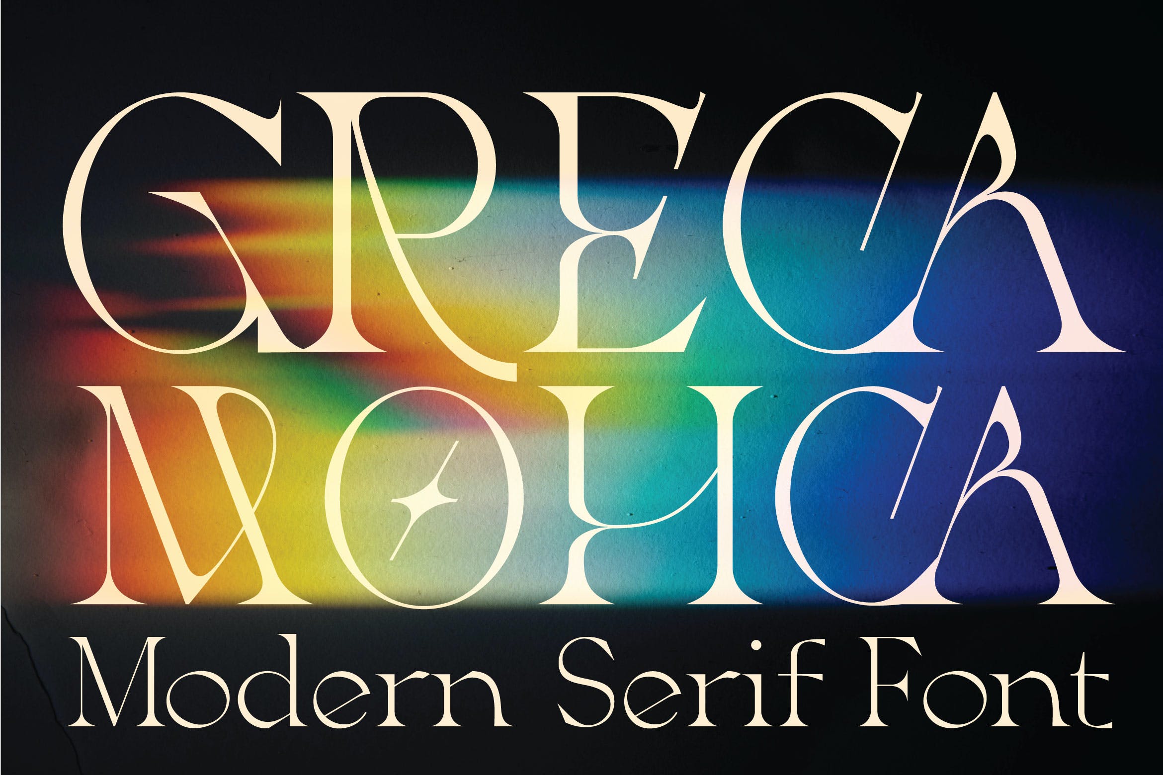 现代优雅品牌海报徽标logo设计衬线英文字体 Greca - Modern Serif Font_img_2