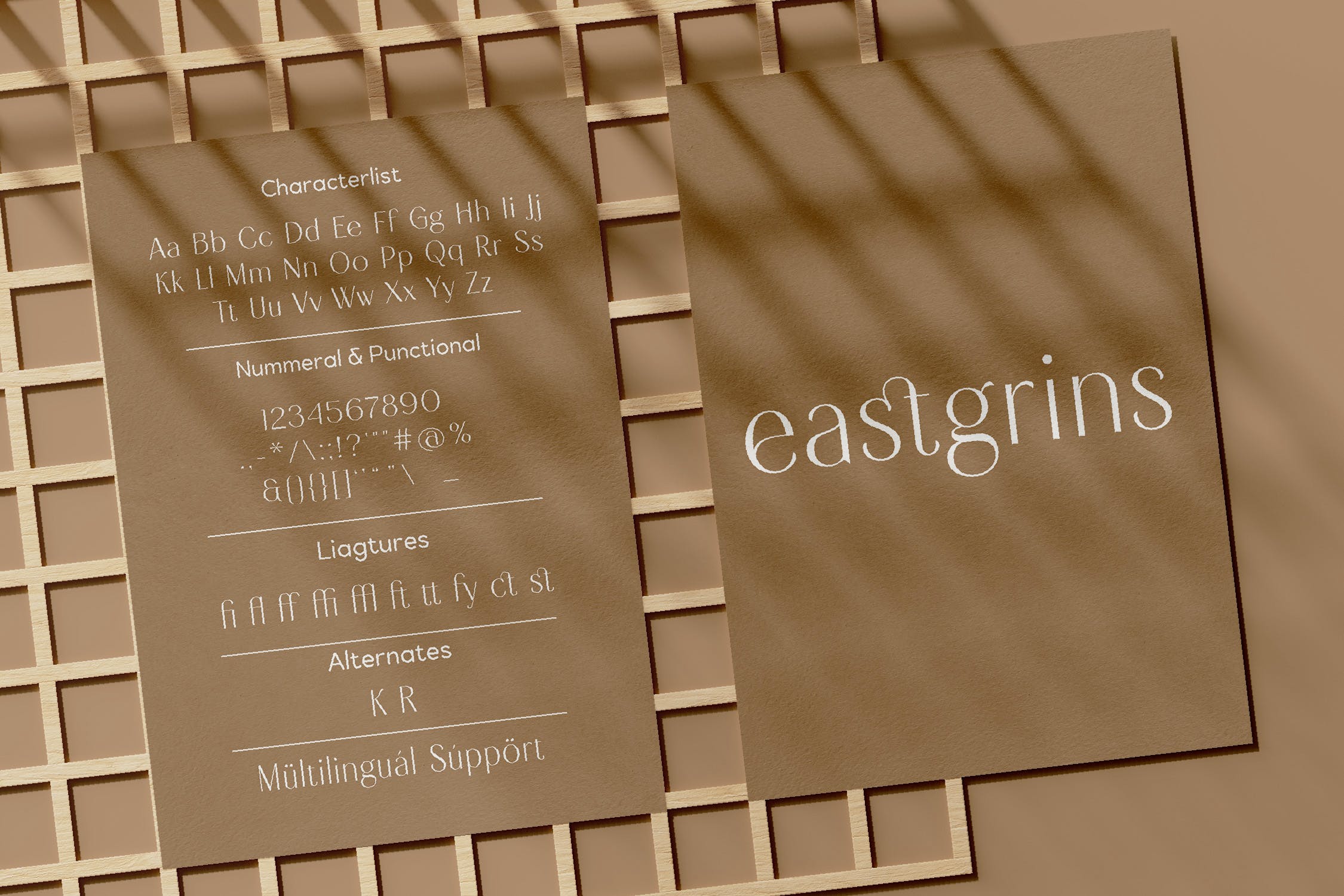 优雅杂志品牌标题设计无衬线英文字体 Eastgrins - Elegant Fancy Contrast Sans Serif_img_2