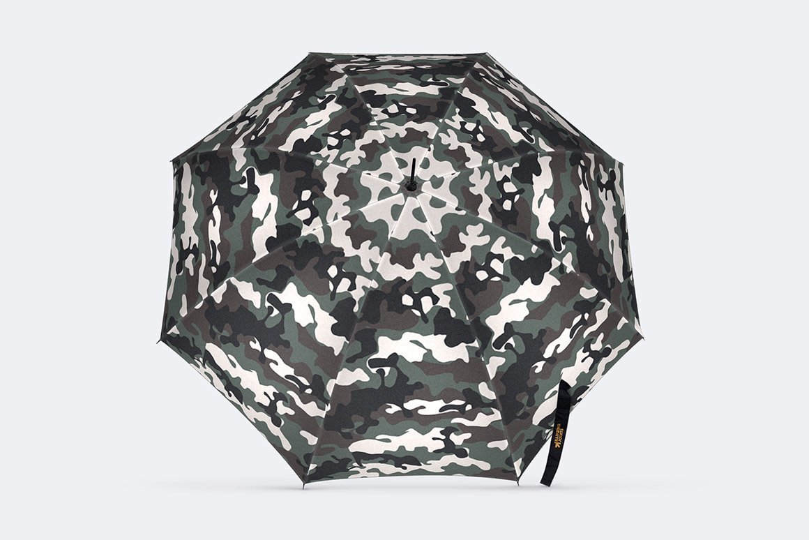 逼真太阳雨伞印花图案设计展示样机模板 Umbrella Mockup_img_2