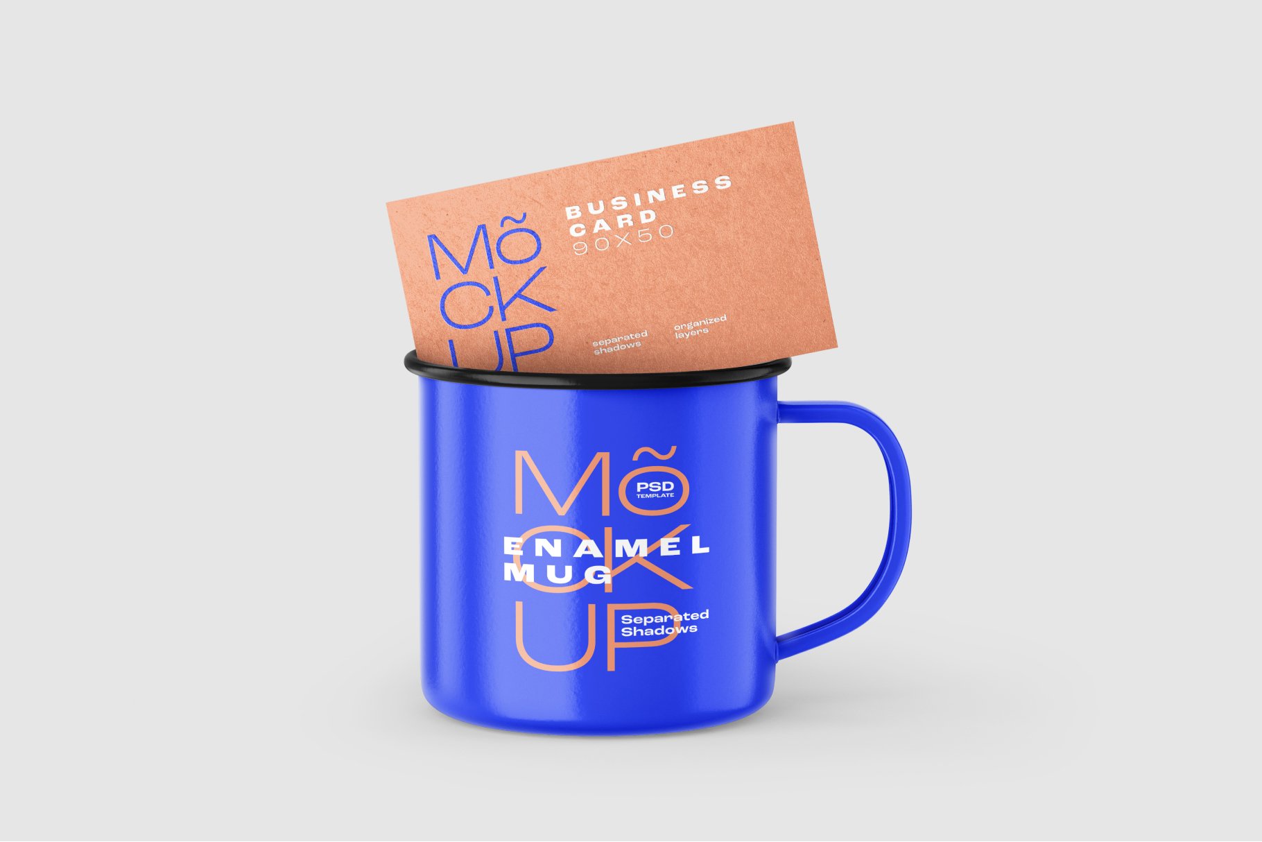 8款经典品牌Logo设计搪瓷杯马克咖啡杯场景展示Ps智能贴图样机模板 Enamel Mug Mockup Set_img_2