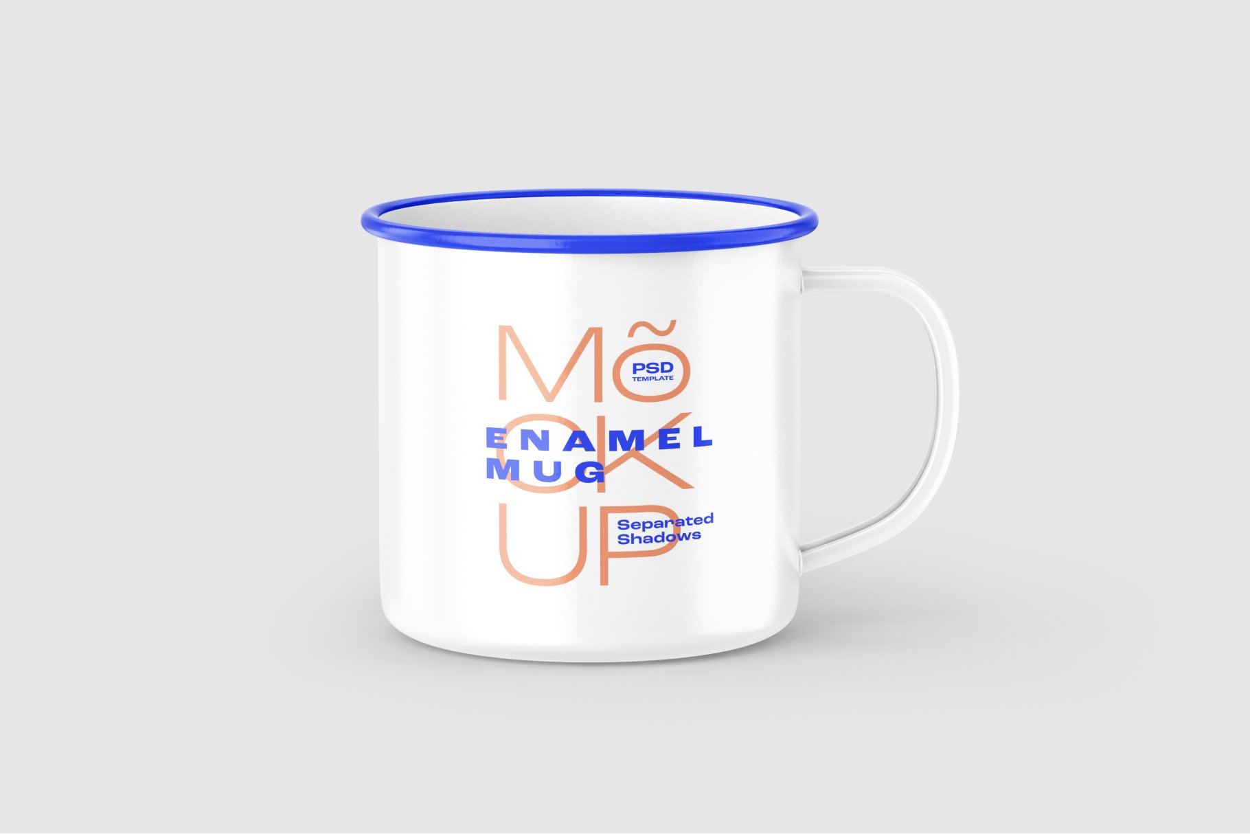 8款经典品牌Logo设计搪瓷杯马克咖啡杯场景展示Ps智能贴图样机模板 Enamel Mug Mockup Set_img_2