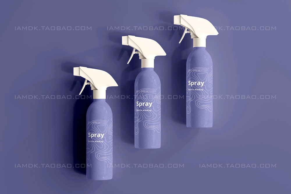 26款化妆品喷雾瓶外观标签设计展示样机模板 Cosmetic Spray Bottle Mockups_img_2