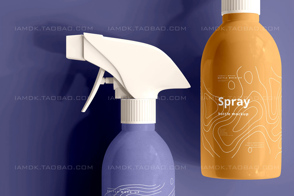 26款化妆品喷雾瓶外观标签设计展示样机模板 Cosmetic Spray Bottle Mockups_img_2