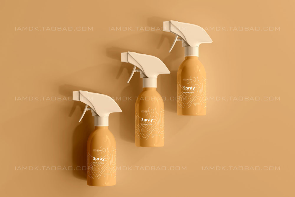 26款化妆品喷雾瓶外观标签设计展示样机模板 Cosmetic Spray Bottle Mockups_img_2