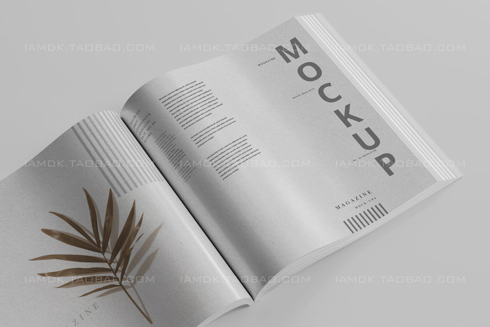 25款方形宣传画册书籍封面作品设计展示Ps智能贴图样机模板 Square Magazine Mockups_img_2