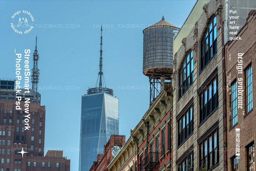 26张高清纽约街头高楼建筑风景摄影照片背景图片素材包 Street Smart Stockphoto Pack_img_2