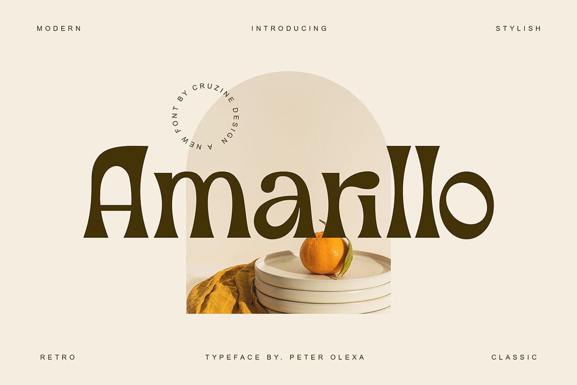 现代品牌标识徽标logo设计无衬线英文字体 Amarillo - Modern Sans Font_img_2