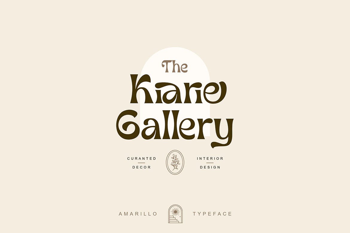 现代品牌标识徽标logo设计无衬线英文字体 Amarillo - Modern Sans Font_img_2