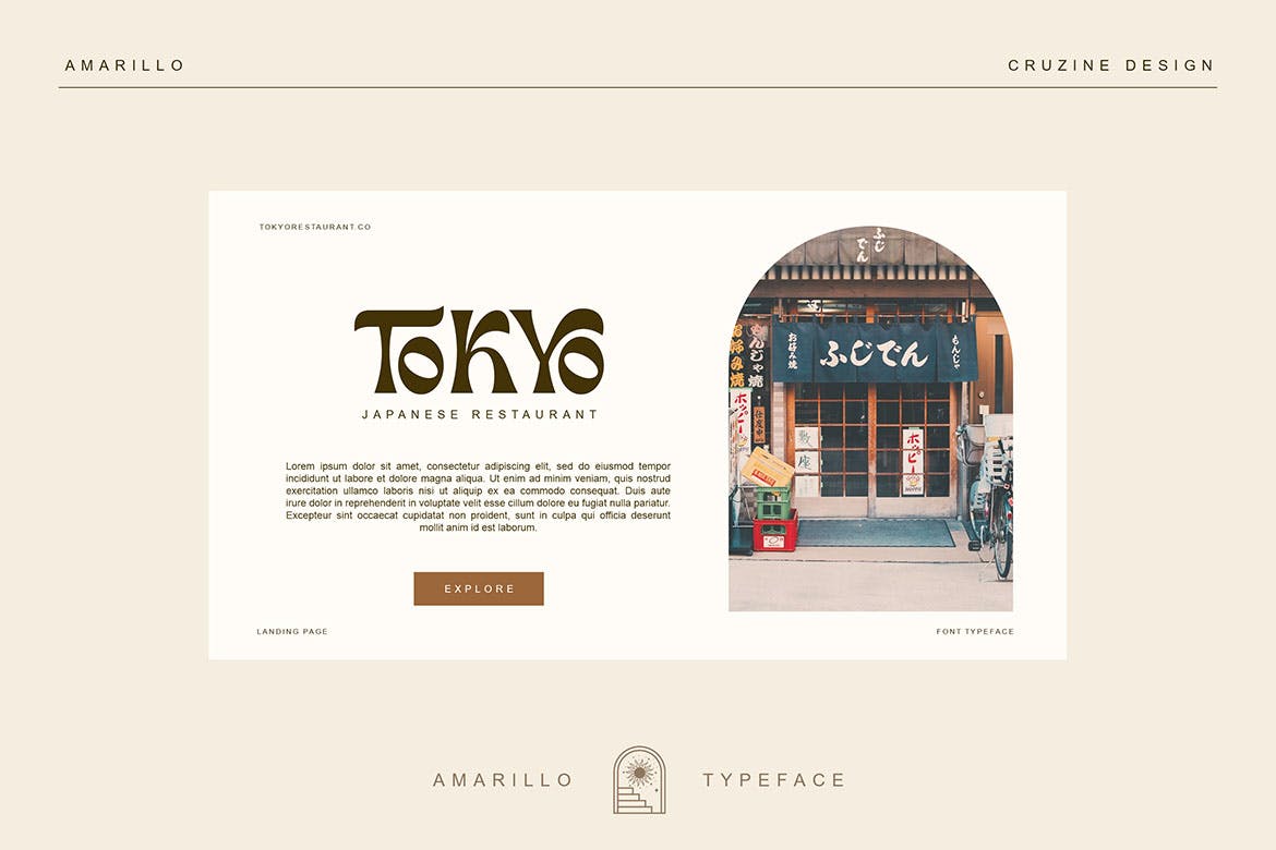 现代品牌标识徽标logo设计无衬线英文字体 Amarillo - Modern Sans Font_img_2