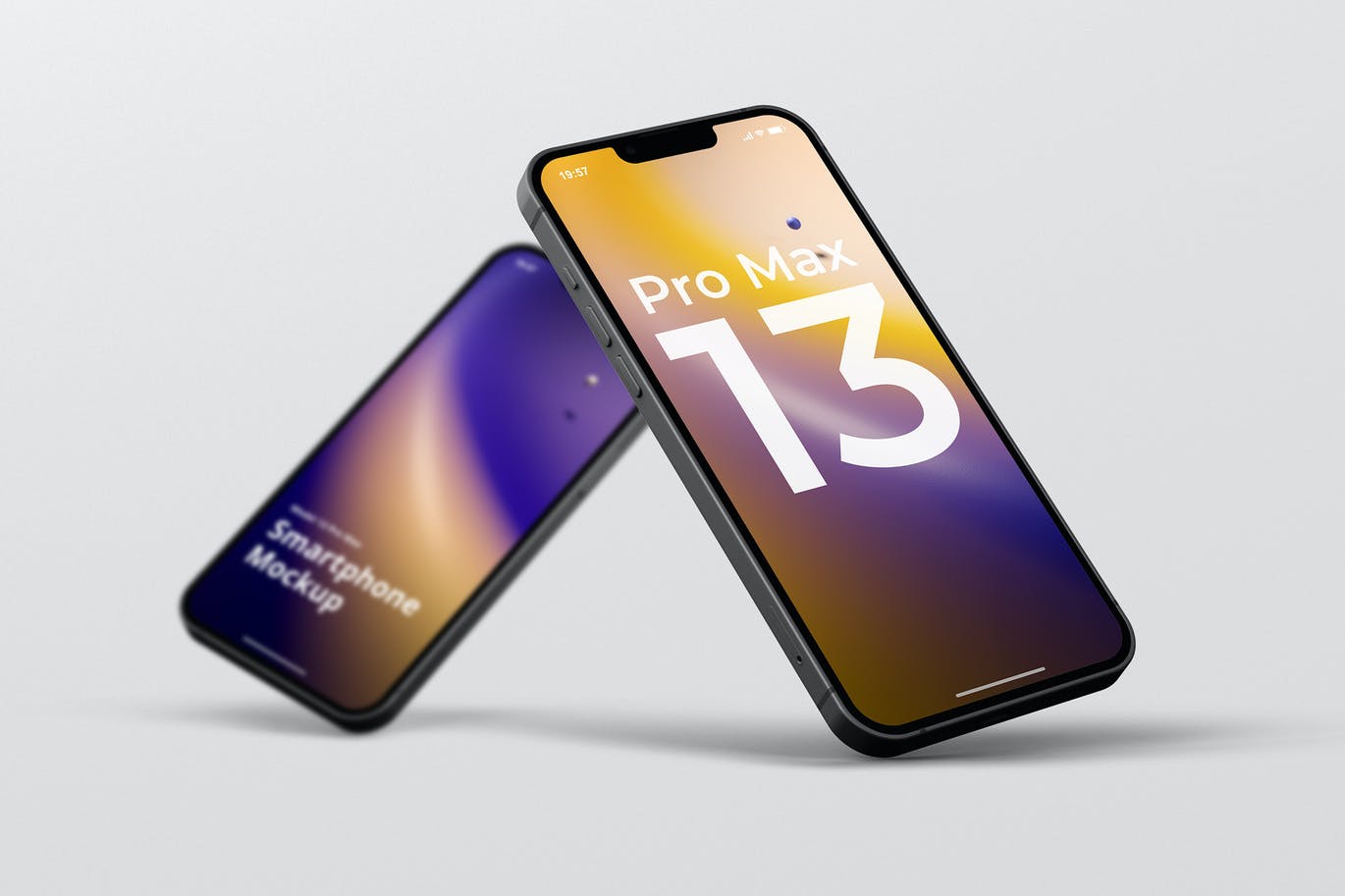 苹果iPhone13 Pro手机APP界面UI设计作品贴图PS样机素材展示模板 Phone 13 Pro Max Mockup_img_2