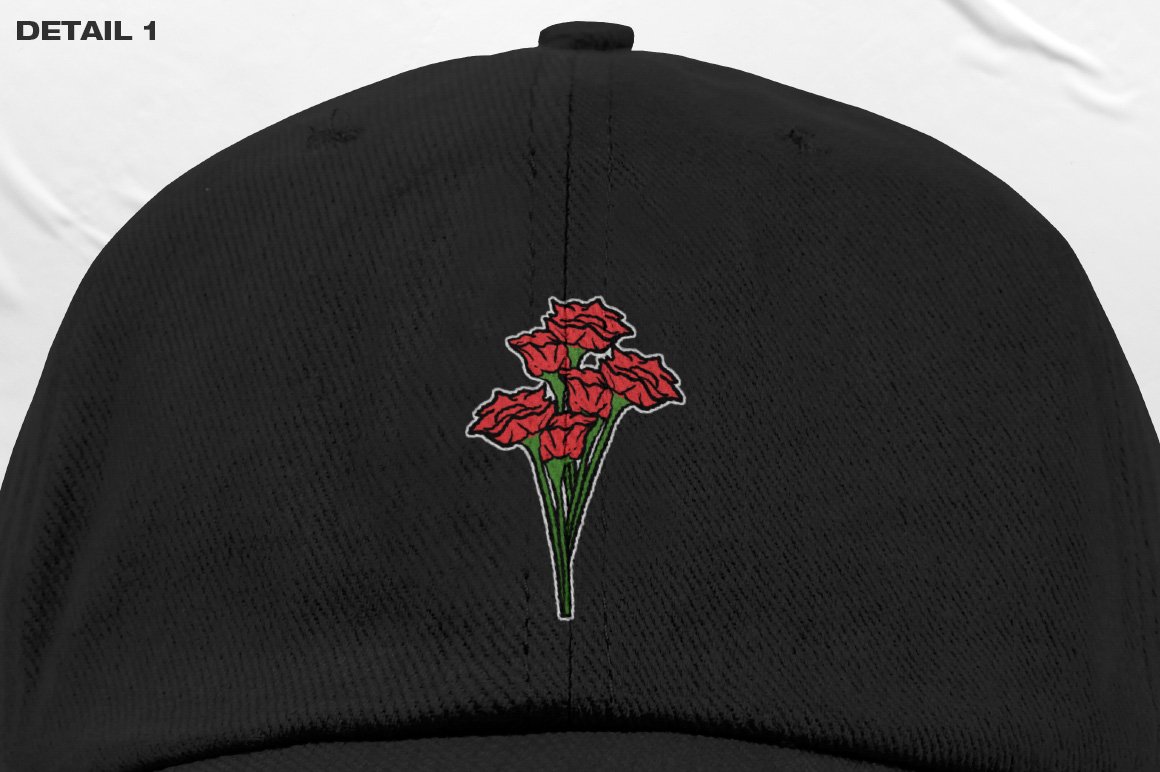 潮流棒球帽印花设计展示贴图样机模板 Baseball Cap - Mockup_img_2