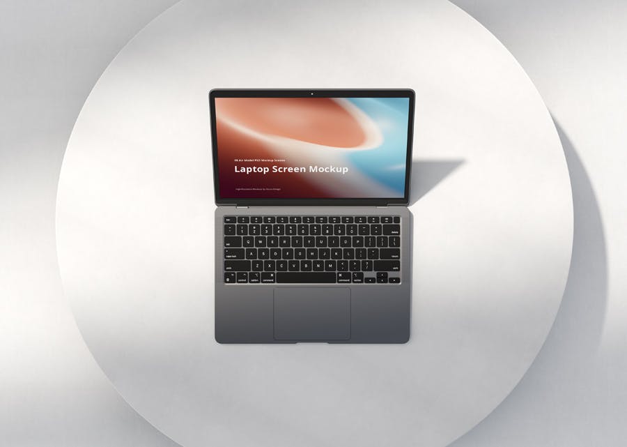 网页设计苹果MacBook air笔记本电脑展示贴图样机 Laptop Mockup Scenes Air_img_2