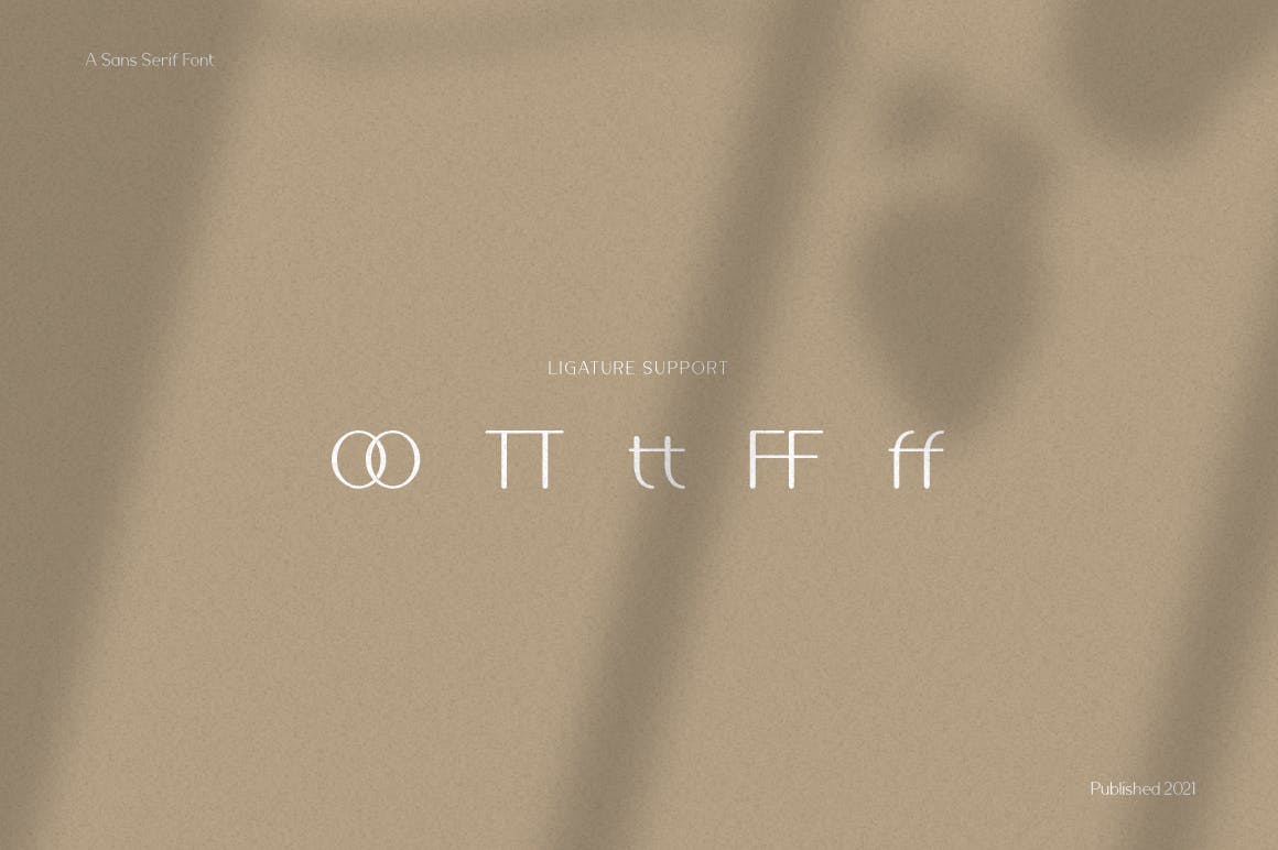 现代杂志标识标题设计无衬线英文字体 Flattery - Modern Stylish_img_2