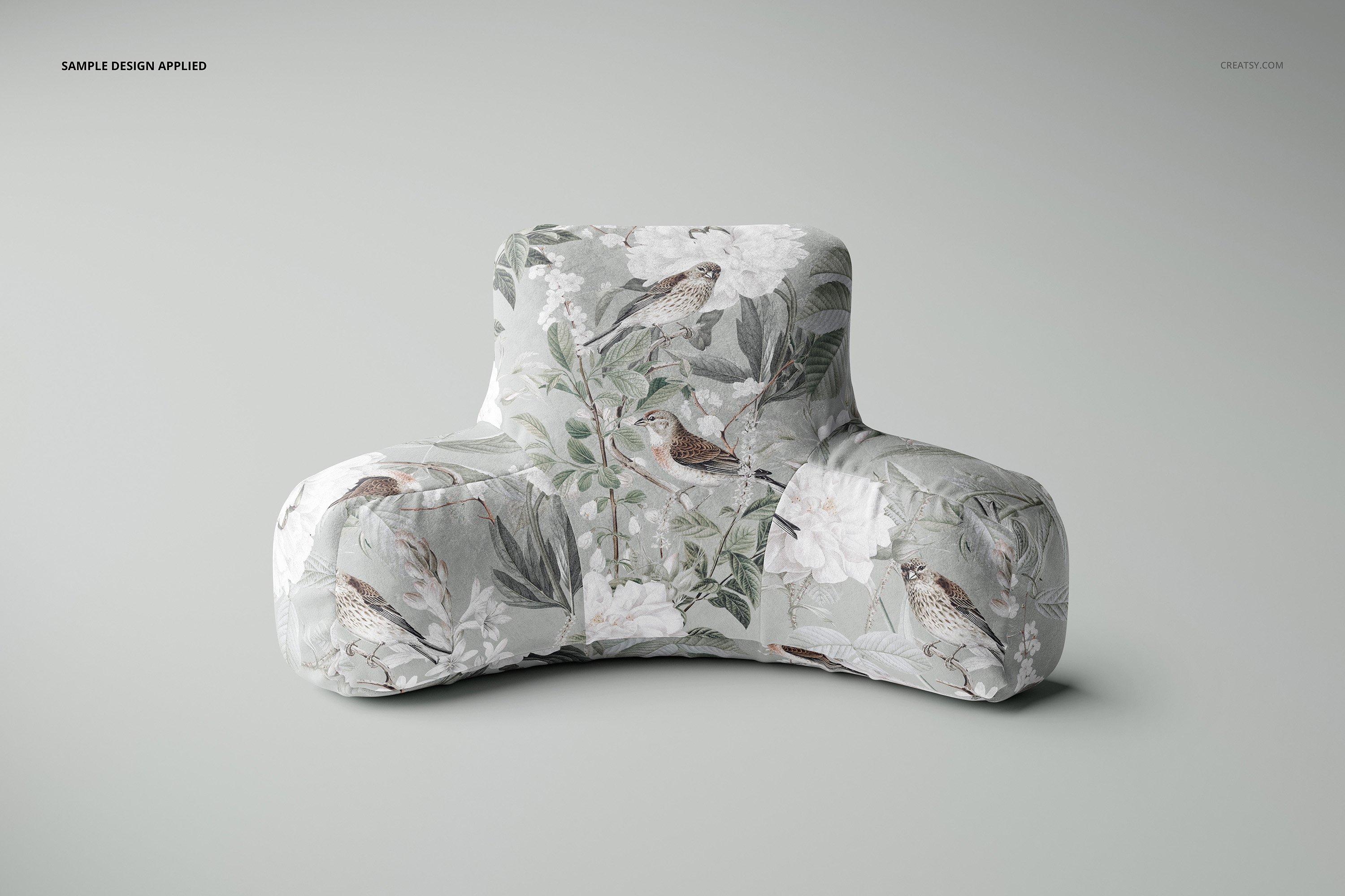 聚酯天鹅绒靠枕枕头枕套印花设计Ps智能贴图样机模板套装 Reading Pillow Mockup Set_img_2