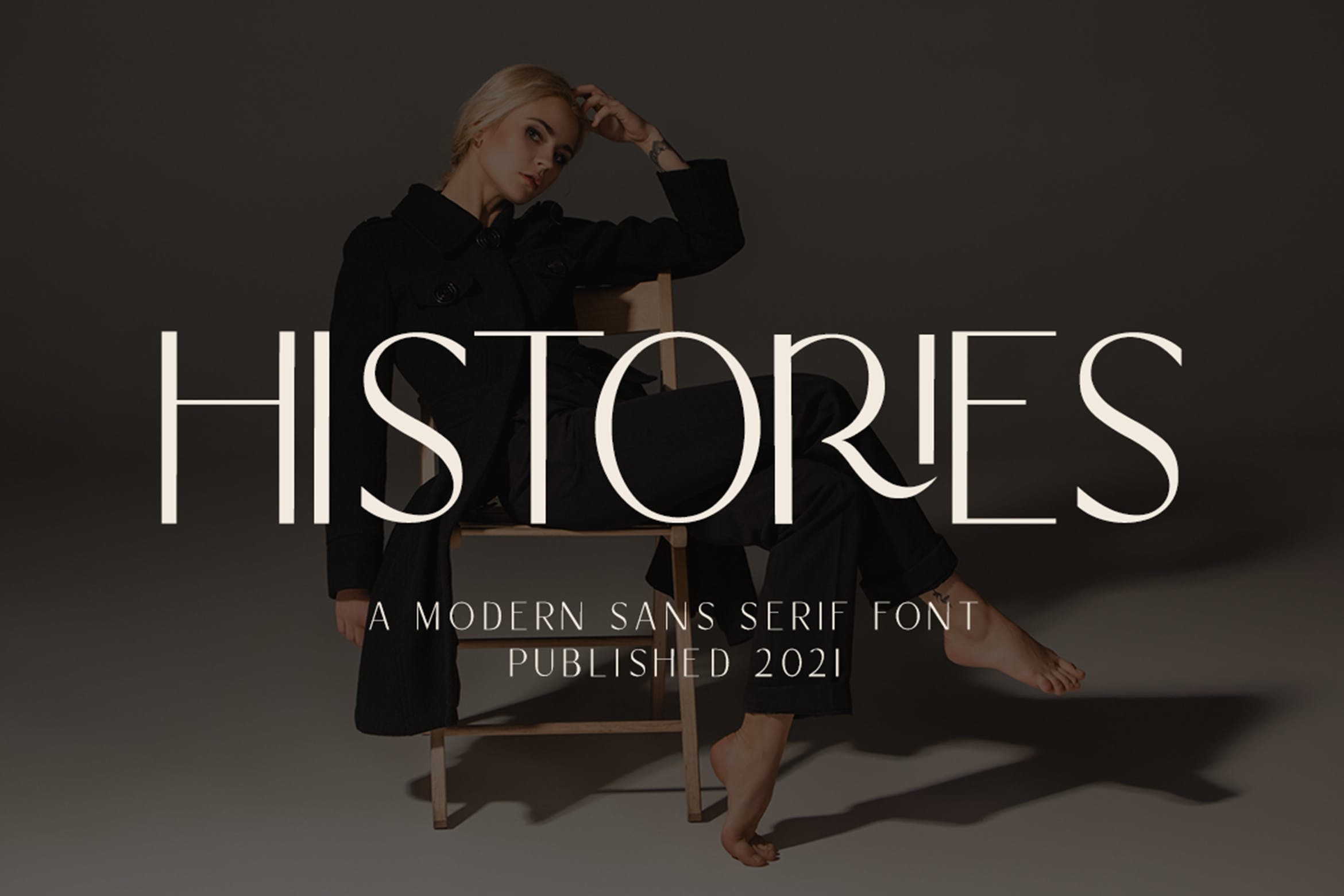 优雅杂志标识品牌设计无衬线英文字体 Histories - Business Font_img_2
