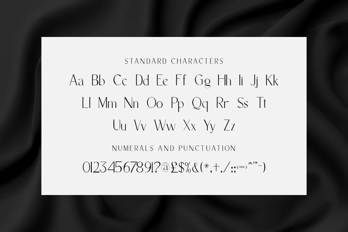 优雅杂志标识品牌设计无衬线英文字体 Histories - Business Font_img_2