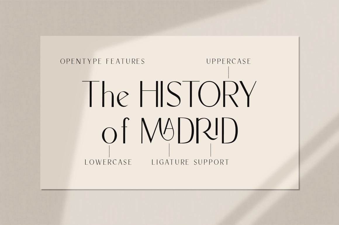优雅杂志标识品牌设计无衬线英文字体 Histories - Business Font_img_2