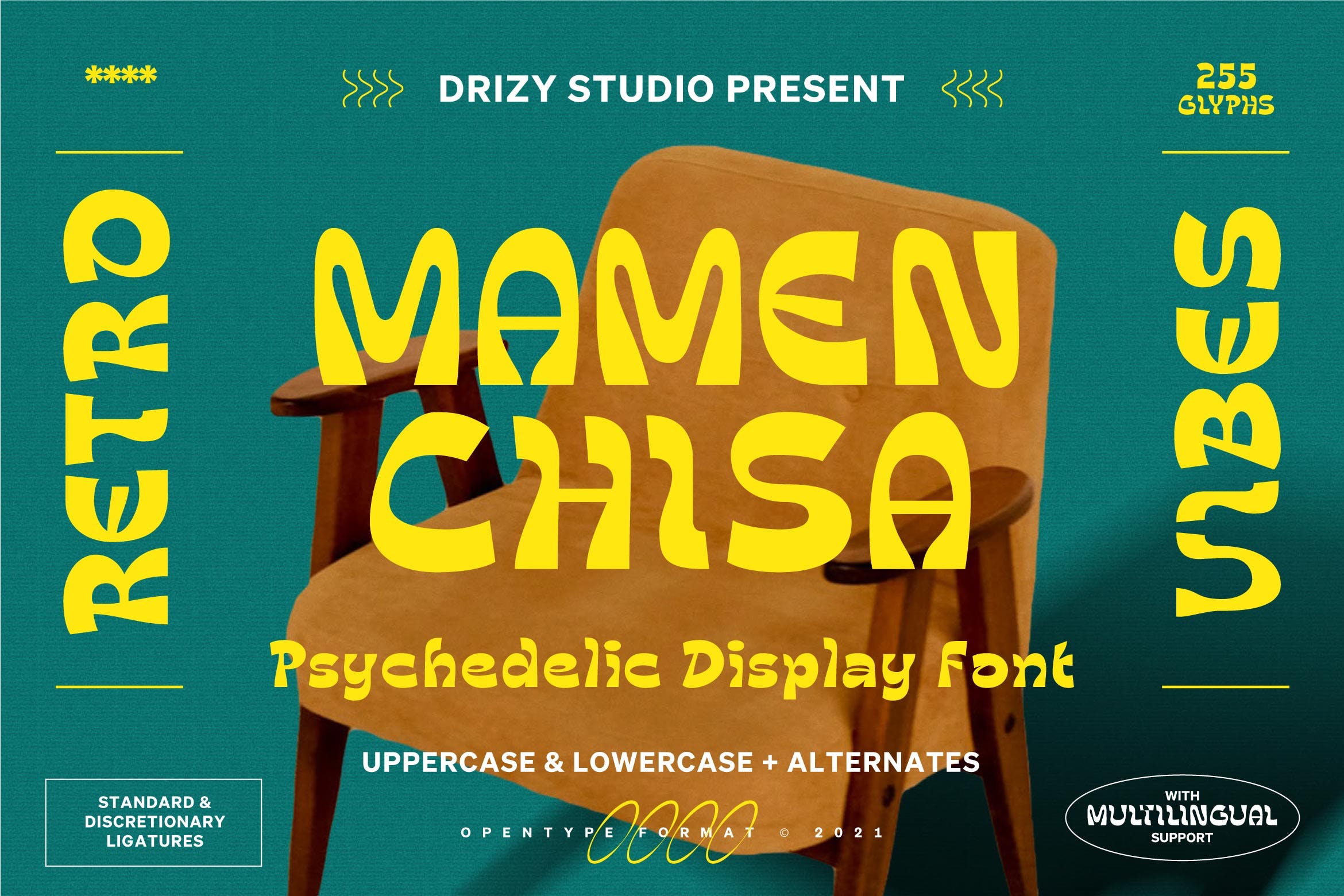 时尚逆反差标题标识徽标logo设计无衬线英文字体 Mamenchisa_img_2