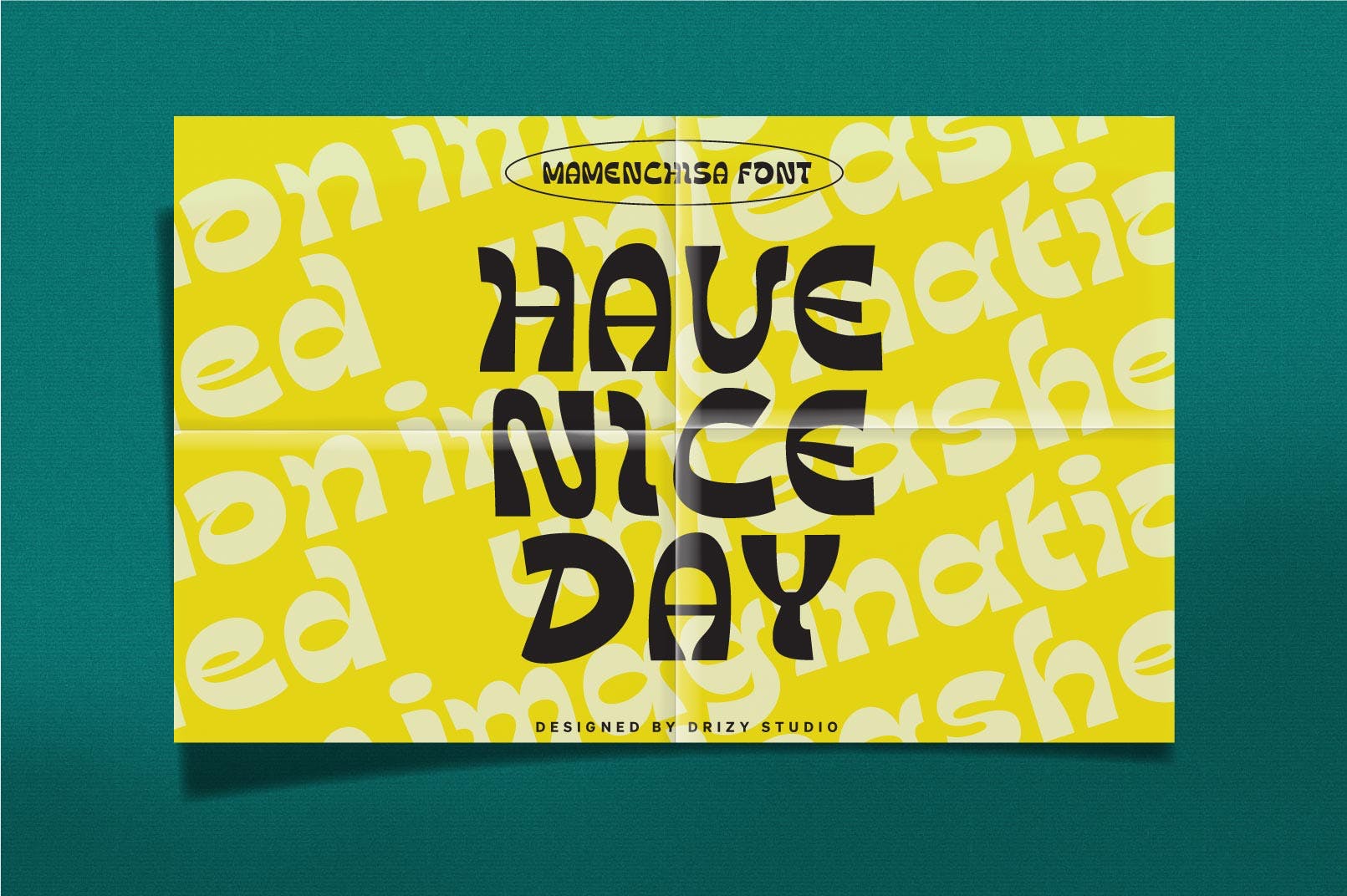 时尚逆反差标题标识徽标logo设计无衬线英文字体 Mamenchisa_img_2