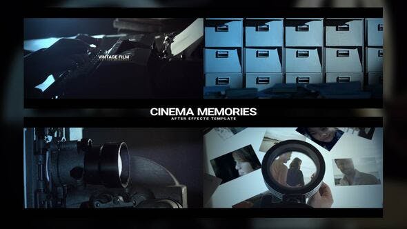 复古逼真老电影放映机情感婚礼回忆录 Cinema Memories_img_3