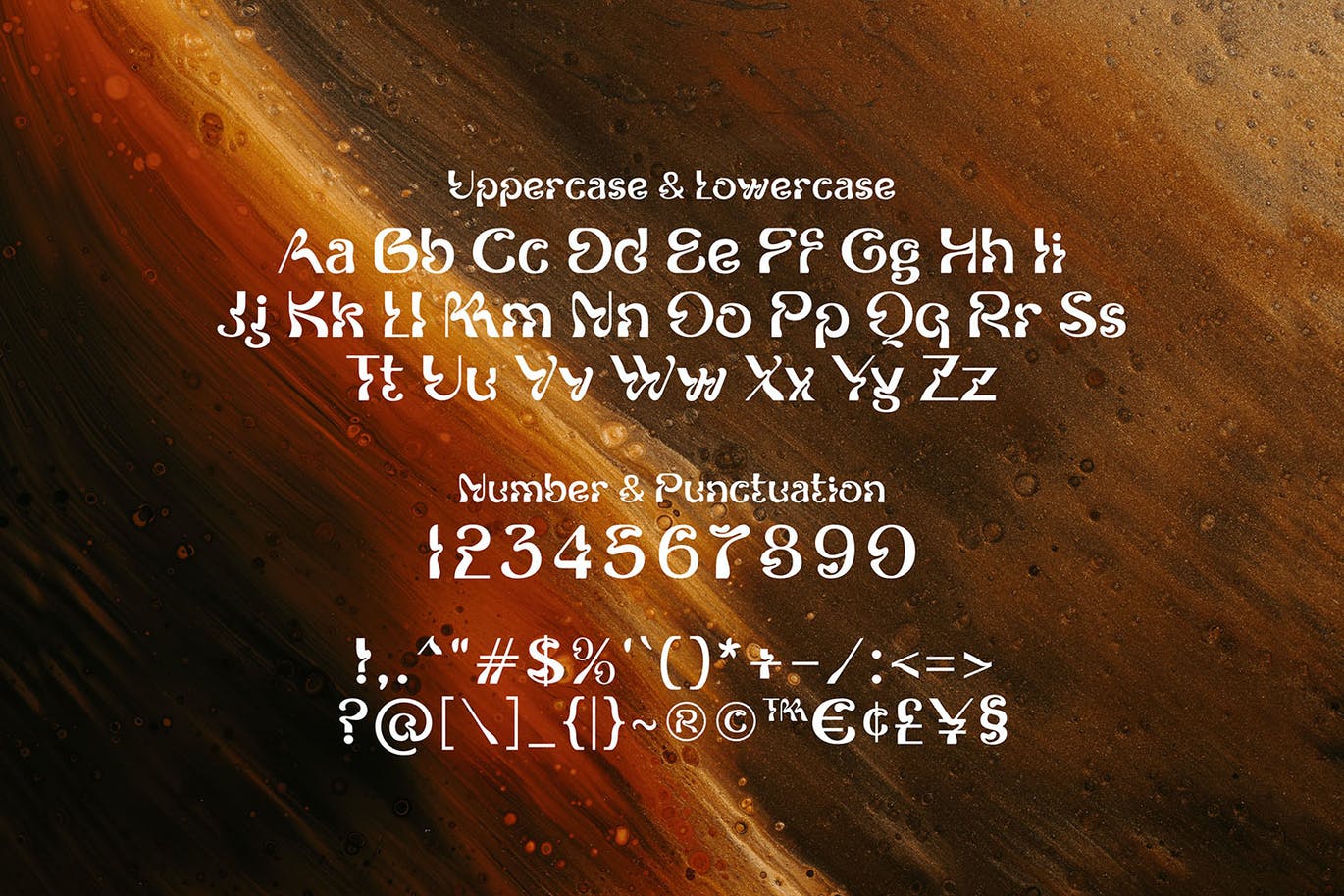 70年代复古迷幻酸性标题徽标Logo设计衬线英文字体素材 Kooltura Psychadelic Type_img_2