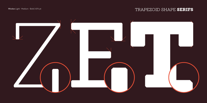 28款现代几何平板衬线英文字体家族 Winden Font Family_img_2