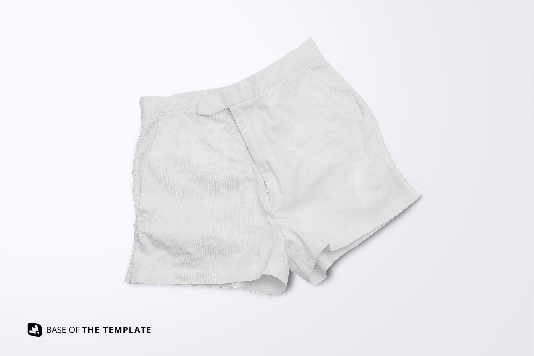 女士棉料短裤设计展示样机素材 Female Cotton Hot Pants Mockup_img_2