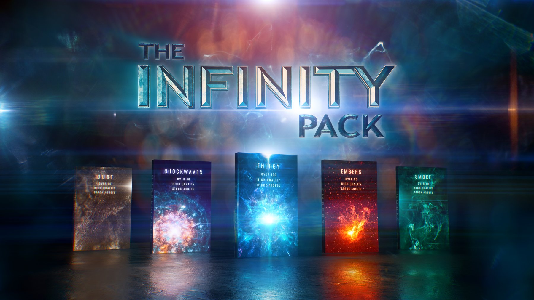 超炫科幻能量冲击波烟雾粒子尘土特效合成4K视频素材 The Infinity Pack VFX Assets_img_2